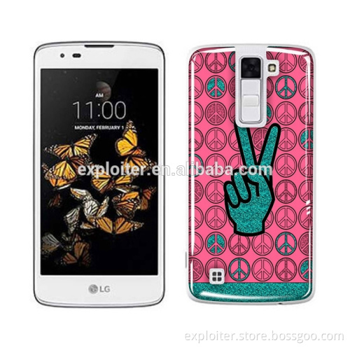 Ultra-thin soft plastic epoxy resin make phone case for LG K8 back case